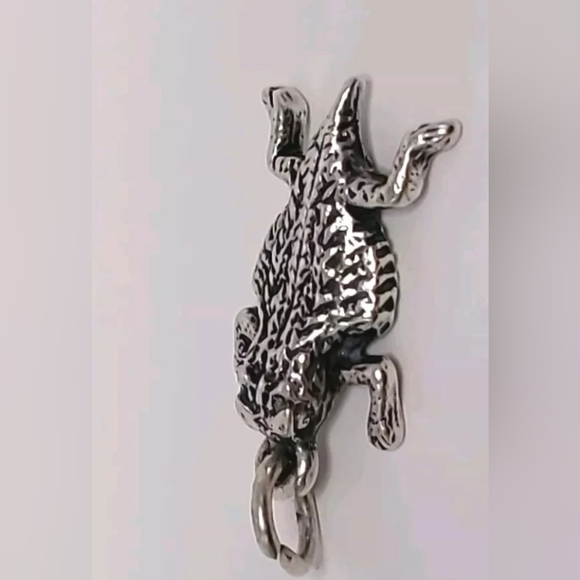 SOLD-Retired James Avery Horned Toad Lizard Charm/Pendant - Picture 2 of 14